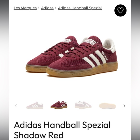 adidas Shoes - Adidas Handball Spezial Shadow Red